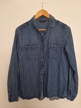 Massimo Dutti Denim Shirt Size Small